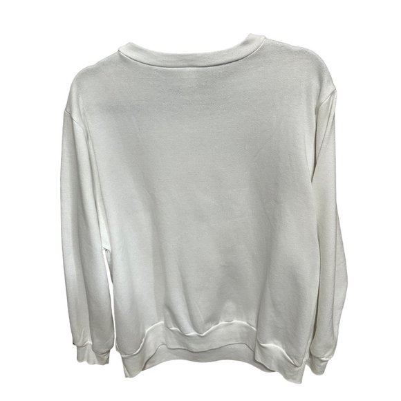 Blair women’s size XL? Vintage white bingo long sleeve pullover sweatshirt - Picture 2 of 6